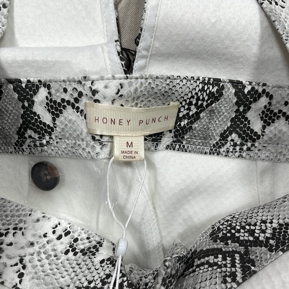 Honey Punch Deep V Neck Snake Print Dress - Picture 6 of 11